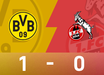 Bundesliga match report: Skweber repeatedly made brilliant saves, Bayer made the last shot in stoppage time, Dortmund 1-0 Cologne