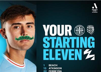 Melbourne City vs Perth Glory starting lineup: Leckie PK Taggart, Kucharski, Beach are on the list