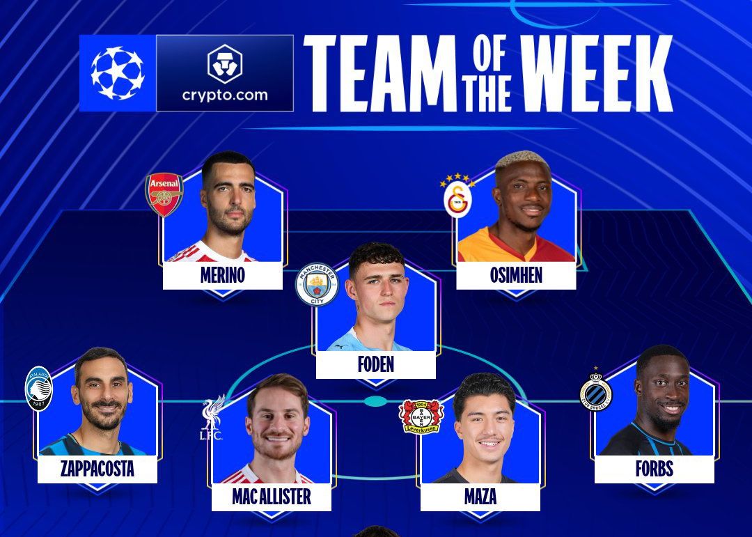 UEFA Champions League Team of the Week: Foden, Neuer, McAllister, Merino are on the list
