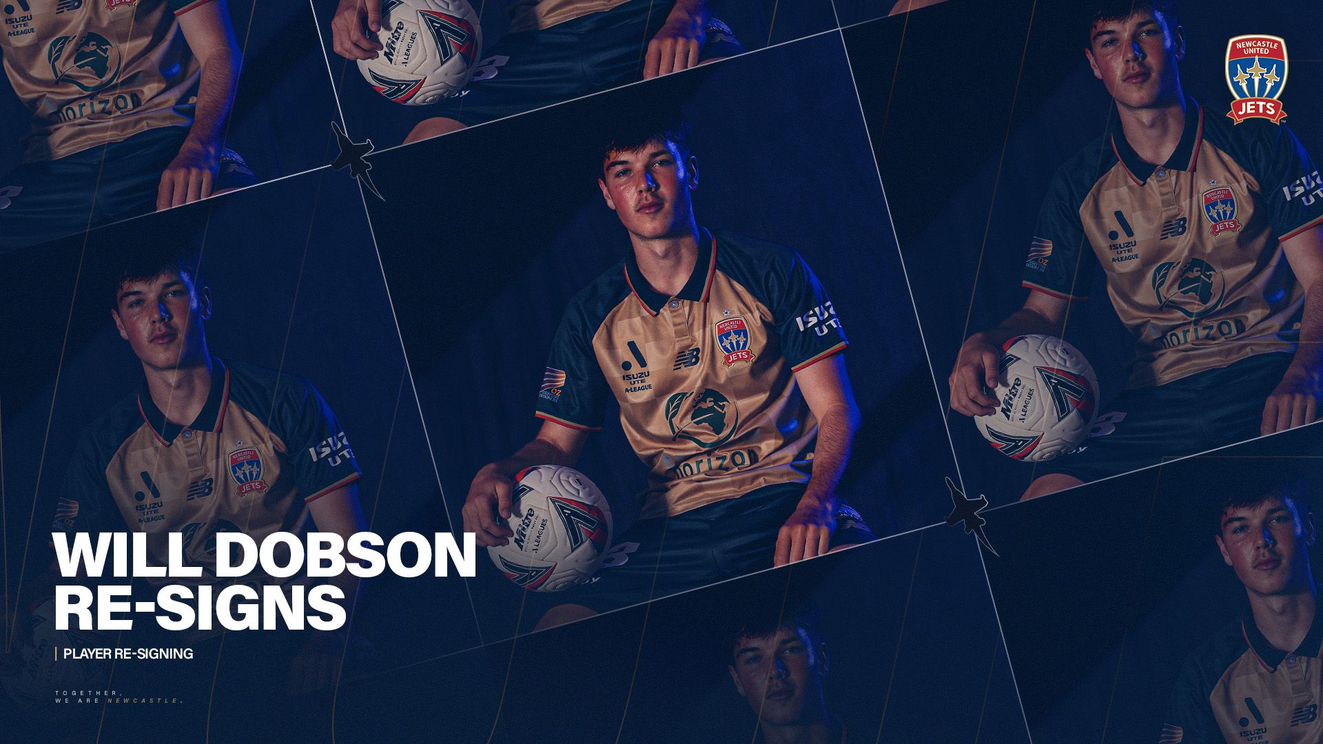 Official: Newcastle Jets extend contract with 18-year-old midfielder Dobson until 2028