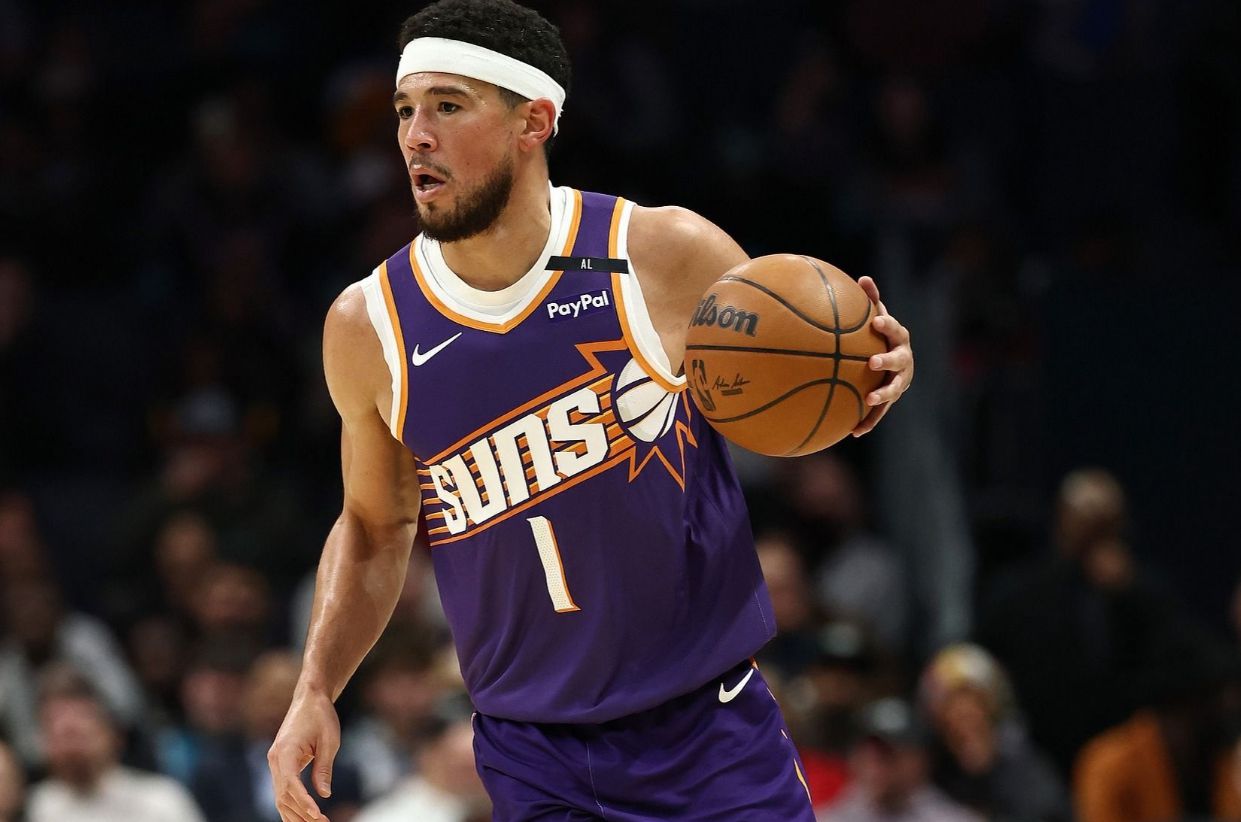 Booker scored more than 30 points six times in the first eight games of the season, setting a Suns record.